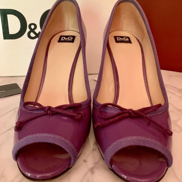 🎉HP🎉 D&G Patent Peep Toe Pumps - Picture 5 of 8